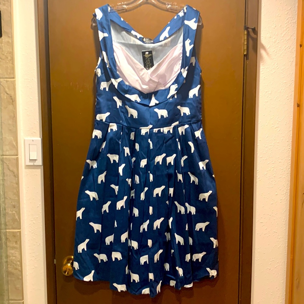 Lady Vintage polar bear dress